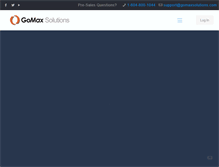 Tablet Screenshot of gomaxsolutions.com